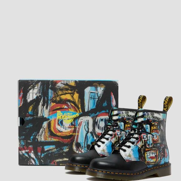 Dr. Martens | 1460 Basquiat Leather Lace Up Boots - Picture 2 of 15